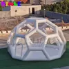 ブロワーPVC付きカスタマイズされたサイズのインフレータブルフットボールバブルハウス、サッカー構造透明な大きな高級キャンプテント付き4MD（13.2フィート）