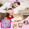 Baby Foldable Play Mat 5 Modes Dance Pad with LED Light Music Kids Educational Activity Gym Crawling Carpet Gift Toys for Girls 240226