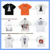 Zomer T-shirts Ontwerper Heren T-shirts Inkt Splash Flow Paint Ontwerpers Koppels A Miri Shirts Luxe korte mouw Hip Hop Streetwear Amirs Tees Letter Print Tops A3