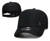 GC5436 Justerbar y Baseball Cap Casual Hat Ball Caps Solid Djusterbar Done Cotton Luxury Cap Spring Autumn Top Air Cap