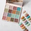 162435 Colori Solid Nail Gel Palette Kit per pittura con fango crema giapponese per Art Design UV semipermanente 2472105g 240219