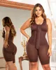 Женское боди Bodyshaper с контролем живота Боковая молния Подъемник для ягодиц Поддержка груди Длинный ShaperwearSpot Товары 240220