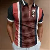 Zomer Poloshirt voor Mannen Poker Effen Heren Golfkleding Alfabet Straat Casual Designer T-shirt Korte Mouw Tee Tops Oversize 240229