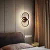 Lampada da parete e lampade da sfondo contemporanee per salotto e camera da letto Lanterne dal corridoio dal carattere nordico