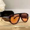 Designer-Sonnenbrillen für Herren und Damen, modischer Kennzeichenhalter FT1044, übergroße Brille, modische Ford-Sonnenbrille für Damen, schwarz, Sportstil