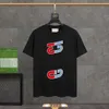 Summer Paris Erkek Tişört Tasarımcı T-Shirt Lüks Flocked Mektup T-Shirt T-Shirt Klasik Moda Yeşil Kadınlar Kısa Kollu Pamuklu Kısa Kollu T-Shirt Üst #788