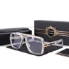 2022 نظارة شمسية خمر مربع نساء نظارات الشمس مصمم أزياء أزياء الظلال الفاخرة الإطار الذهبي للنظارات الشمسية UV400 التدرج LXN-EVO DITA