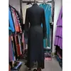 Vêtements ethniques Ramadan Mousseline de mousseline ouverte Abayas pour femmes musulmanes Maxi Robe Kimono Jalabiya Islamique Dubaï Kaftan Turquie Abaya Robe Robe de fête