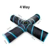 Leksaker Cat Tunnel Tube Funny Kitten Toys Foldbara Toys for Cat Interactive Cat Training Rabbit Animal Play Games Pet Product