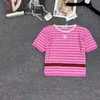 Новые женские трикотажные футболки, свитера, роскошные брендовые женские дизайнерские вязаные футболки, свитера CC, вес 85–130 фунтов