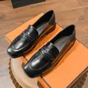 Casual Shoes Square Toe Thick Heel Leather Woman Design Slip On Loafers Cozy Work For Flats Moccasins Big Size 43