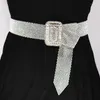 Cinture Cintura in vita bling per abiti da donna Jeans alla moda Cowgirl Western Drop