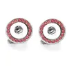 noosa cristal 12MM Snap oreille manchette boucles d'oreilles Mini bouton boucle d'oreille pour les femmes boutons pression bijoux