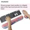 Cuscinetti Galaxy Tastiera ergonomica Poggiapolsi Scrivania Healthy Momery Tappetino per mouse in schiuma Cuscino di supporto Accessori da gioco per ufficio