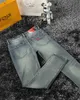 2024 jeans mais vendidos designer masculino denim calças bordadas moda buraco calças estilo hip hop calças com zíper, tamanho 28-40 #016