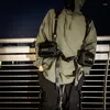 Zaino Hip Hop Tattico Techwear Cargo Vest Bag Mini Uomo Donna Cintura regolabile Fibbia Indossabile Zaino da moto militare