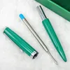 PPS Luxury Classic Metal Green Spray Paint Ball Point Pen Office School Writing Stationery med Rx Box Set Gift Refills 240229