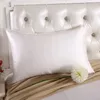 100% Nature Mulberry Silk Pillowcase Pillowcases Pillow Case for Healthing Standard Queen King Multicolor 240223