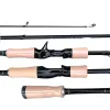 Çubuklar 1.65m 1.8m Fishing Çubuk Karbon Fiber Dönme/Döküm Balıkçılık Kutbu Yem WT 825G Hat WT 815lb m Güç Hızlı Eylem Balıkçılık Çubukları