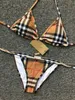 Women's summer bikini fashion comfortable swimsuit flip beach bikini summer bikini stripe pattern swimsuit size S-XL