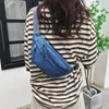 Sacos de cintura Grande Mulheres Saco Senhoras Casual Lona Fanny Pack Moda Viagem Dinheiro Telefone Peito Banana Feminino Bum Belt