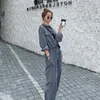 Tute di jeans per donna Tute stile coreano a maniche lunghe Harajuku Tute da donna Pagliaccetti Casual Tute vintage 240301