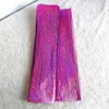 Decorative Flowers Material Feather PVC Laser Onion Grass Christmas Home Outdoor Festival