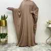 Ethnic Clothing Muslim Abaya Jilbab Kaftan Women Hooded Dress Islamic Dubai Robe Plain African Turkish Southeast Asia Clothes