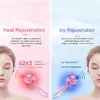 1 par Beauty Crystal Ice Hockey Face Eyes Massage Wave Ball Draw Fining Fine Lineser Skinvårdsverktyg Anti-aging Beauty Health240227