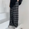 Spodnie damskie gidyq koreańskie kobiety krańcowe zwykłe ponadwymiarowe 3xl luźne szerokie spodni harajuku streetwear czarna kobieta wszystkie mecze