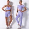 Lu Align Seamless Outfit Outfits Mulheres Conjunto de Yoga Camisas de Treino Calças Esportivas Sutiã Ternos de Ginástica Calções de Fitness Crop Top Cintura Alta Leggings de Corrida Conjuntos Esportivos Jogger Gry Lu0