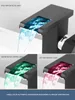 Bathroom Sink Faucets LED Light Basin Faucet Mixer Tap Deck Mounted Cold Water Sinks Bathtub 3 Colors Changing Waterfall Taps