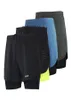 Lixada Men039s 2in1 hardloopsportshorts Sneldrogend Ademend Gym Training Oefening Joggen Fietsbroeken met langere lin1651855