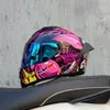 Caschi da corsa integrali Casco moto invernale caldo con doppia visiera Casco sportivo per moto 240301