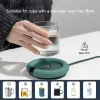 Tools Smart Coffee Mug Warmer for Tea Milk Home Office Desk Use Electric Heating Plate Coaster Cup Warmer with 3 Temperature Settings