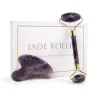 Roller Natural Jade Roller Scraper Massager Amethyst Facial Crystal Massage Roller Gua Sha Sha Face Jade Stone Skin Care Tools for Body