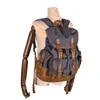 Sırt çantası büyük kapasiteli vintage tuval çanta açık seyahat dağcılık eğlence öğrenci okul çantası