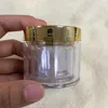 10/30/60 ml burk guldlock Rensning Tomt Travel Bottle Cosmetics Container Naglar Akrylpulver/glitter Bottle Nail Sequin Box Jar 240229