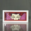 Lampes de table papier découpé Anime boîte à lumière LED Hunter X Hisoka Lightbox pour chambre décor veilleuse Cool cadeau d'anniversaire HXH