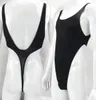 MEN039S SHAPERS Body Bodysuit Thong Departament Głębokie Nylon Spandex Lekko