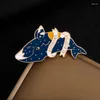 Brooches Adorable Whale Fish Animal Enamel Pins Collecting Backpack Hat Bag Decorate Badges Boutique Medal Gift