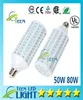 DHL Ultra Bright LED LED E27 E40 B22 SMD5630 110240V 50W 80W 7500LM BED LED 360 Stopp Stope Lighting Lampy Lampy 105732016