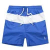 High-End Men's Brand Pony Beach Pants: Europese en Amerikaanse nieuwe trends, informele mode, meerkleurige losse gestreepte brief geborduurde shorts, zomer