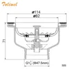 114 мм слив для посуды, сливной комплект для одной чаши, комплект для дренажа кухонной раковины, матовый золотой, черный латунный фильтр 240227