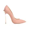 Nouveau designer chaussures à talons hauts extra grande taille 33 à 40 41 42 43 escarpins à bout pointu multicolores rose rouge nu blanc 323N