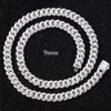 Fashion Chain 6mm 9mm 13mm 18k Gold Plated Solid Silver d Color Vvs Diamond Necklace Cuban Link for Hiphop Men