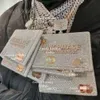 Ontwerp Bank Creditcard Iced Out Sieraden Mannen Sier Gold D-Vvs1 Lab Moissanite Diamond Custom Hip Hop Hanger