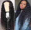 Ishow 10 12 14 16 18 inch 30 32 34 36 38 40 inch Menselijk Haar Pruiken Yaki Recht Kinky krullend Water Losse Diepe Lichaam Kant Voorpruik for6190466