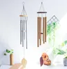 Campanelli eolici da esterno Cortile Tubi da giardino Campane Rame Antico Carillon eolico Appeso a parete Decorazioni per la casa Decorazione 6 Tubi Windchime C2133961