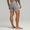 Lu Align Outfit Lul Yoga Short de course marathon résistant à l'usure pour hommes, serré, séchage rapide, entraînement physique, caleçon à coins plats, jogging Gry Lu-08 2024